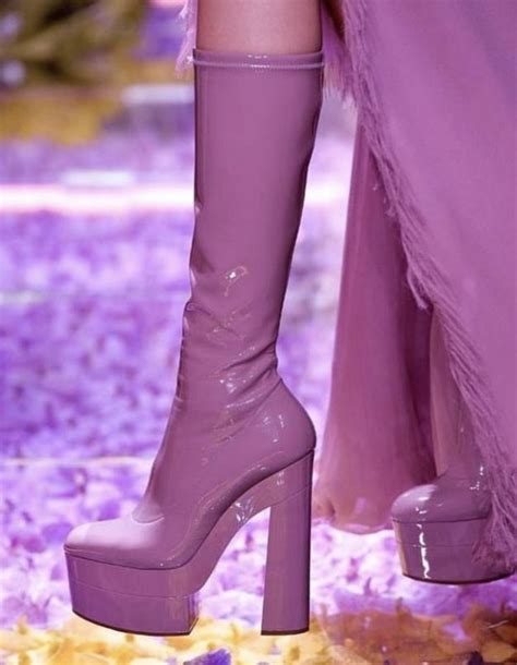 2015 atelier versace gogo boots for sale|Versace high heel boots.